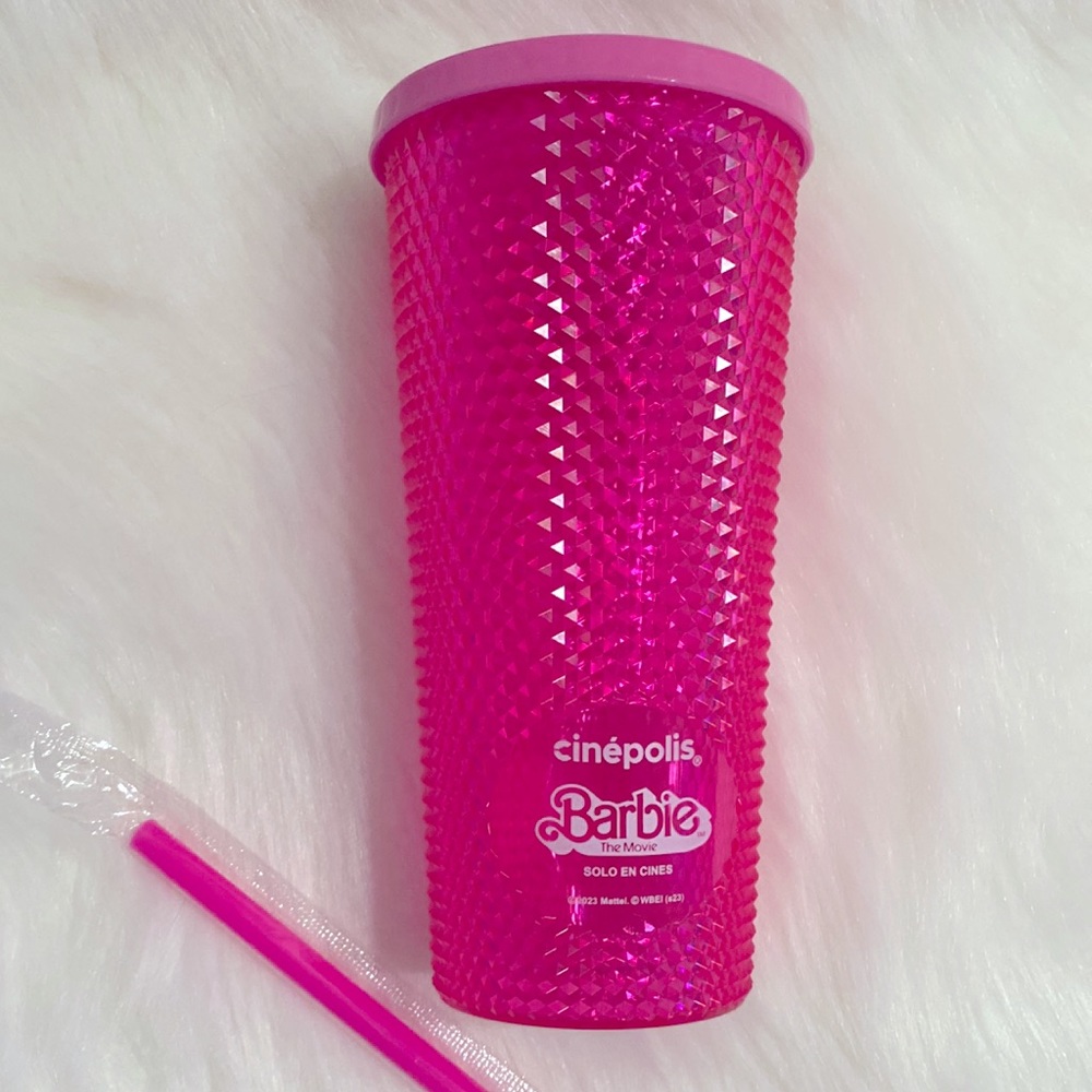 Barbie The Movie Pink Diamond Studded Tumbler NWT Excellent Condition - Picture 7 of 12